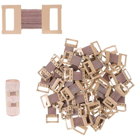 140 Stück Verbandklammern,Verbandsklammern Elastische,Mullbinden Klammern Clips,Bequem und Atmungsaktiv,Einfach zu Verwenden,Bandage Aluminium Clips für Alle Arten von Verbandverbänden (3cm*1.7 cm)