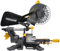 TOUGH MASTER Mitre Saw 210mm 1500W Power, Electric Miter Saw with Extendable Work Table, Built-in Laser for Accurate Precise Cut, Dust Bag, 1x Wood Clamp