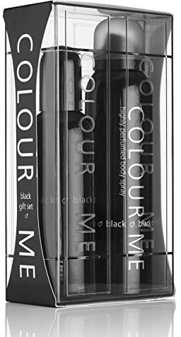Colour Me Black - Fragrance for Men - Gift Set 100ml EDP/150ml Body Spray, by Milton-Lloyd