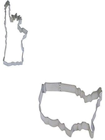 Statue of Liberty cookie cutter, Usa Map cookie cutter