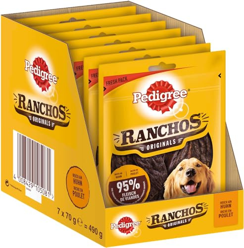PEDIGREE RANCHOS Originals Portionsbeutel mit Huhn (7x70g)