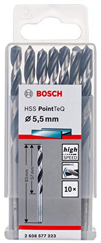 Bosch BH2608577166 Punta Professionale per Trapano in Metallo, 93 mm x 5.5 mm