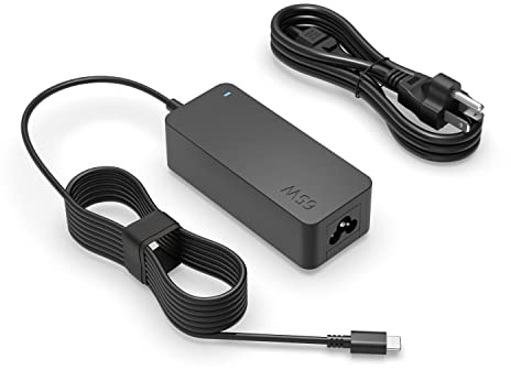 Superer 65W/45W USB C Laptop Charger Fit for Lenovo ThinkPad, ChromeBook, Yoga, IdeaPad, ThinkBook, Universal Type C AC Adapter with Charging Indicator & 10FT Extra Long & Sturdy Cable