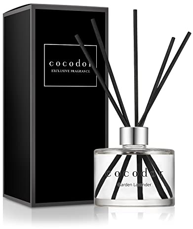 COCODOR Signature Reed Diffuser Set/Garden Lavender / 6.7oz /1 Pack/Home Fragrance Diffuser, Oil Scent Diffuser for Bathroom Shelf Decor