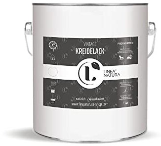 Linea Natura Vintage Kreidelack Kreidefarbe Möbellack Holzlack Antik Shabby Chic (2,5Kg, Petrol)