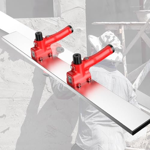 URJWAN Beton-Elektrokelle, Elektrische Kabellose Estrich-Zement-Endbearbeitungs-Vibrationsmaschine, Macht Die Wand Glatt, ErhöHt Die Dichte,red