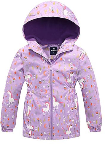 Kinder Mädchen Wasserdicht Jacke Übergangsjacke Fleecefütterung Wanderjacke Softshelljacke Regenjacke Mädchen Sweatjacke Softshelljacke Mädchen
