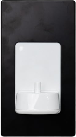 Evoges In-Wall Electric Toothbrush Charger, Compatible with Oral-B & Braun, supplied with additional M3.5 75mm Length Flat Head Screws, by Proofvision (Black, Single)