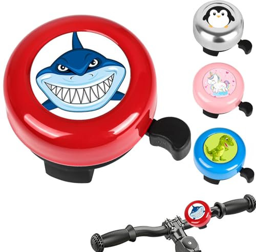 Sonnette de Vélo Enfant, Mini Cloche de Vélo, Cloche De Guidon pour Scooters, Sonnette de Guidon, Klaxon Velo Enfant, Clacson Velo