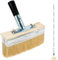67inch Decking Paint Brush Deck Stain Applicator with Long Handle Block Staining Brushes Decking Brush for Woodstain, Oil, Decking Paint, Decking Stain, Deck Coating, Fence Wall Furniture (170x14.2cm)