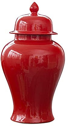 Vase décoratif en Pot de Gingembre en céramique de Style Chinois Vase en céramique Vase en Pot de Gingembre Floral Ancien Vase en Pot de Gingembre en Porcelaine-A H45,B-H37cm*w19cm