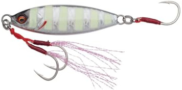Savage Gear Slow Seeker Jig, Angelköder mit Fallblatt-Aktion, Ultra-scharfe Salzwasser-Haken, 10-60g, Mehrfarbig, Jig-Köder, Slow Jigging