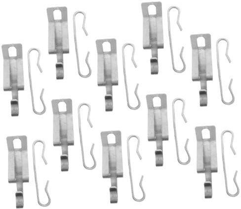 KONTONTY Distanziatori Per Clip in Alluminio Per Tetto Confezione Da 20 Per Cavo Riscaldante Per Grondaia Set Di Clip Per Cavi Antighiaccio Per Tetto