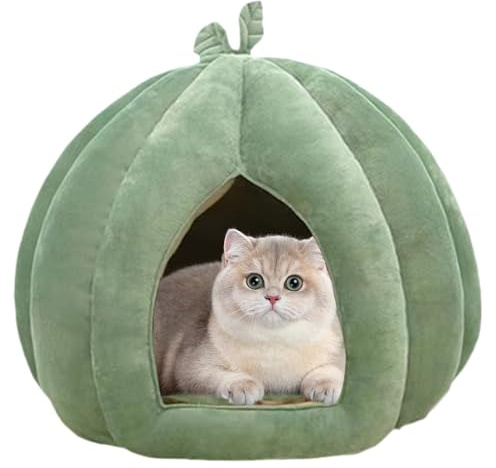 Katzenbetten Für Hauskatzen, Faltbare Katzenbetthöhle, Katzenhaus, Katzenbett Für Kätzchen, Katzenzelt, Weiches Und Warmes Katzenhaus Für Drinnen Für Kätzchen Mittelgroße, 35x35x30/45x45x40cm