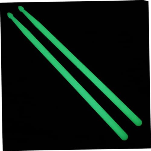 SOIMISS 2stücke Leuchtende Walnussholz-schlagzeugstöcke Effekt für Abend Auftritte Lichttipped LED Drumsticks Instrumenten-accessoire