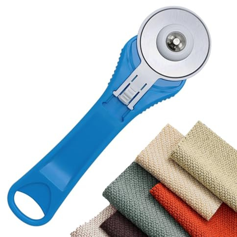 Generisch Rotary - Roue en acier inoxydable de 45 mm, roulement | ergonomique, outil de découpe de quilting, chemise | Outil d'artisanat de DIY pour le matelassage de projet domestique