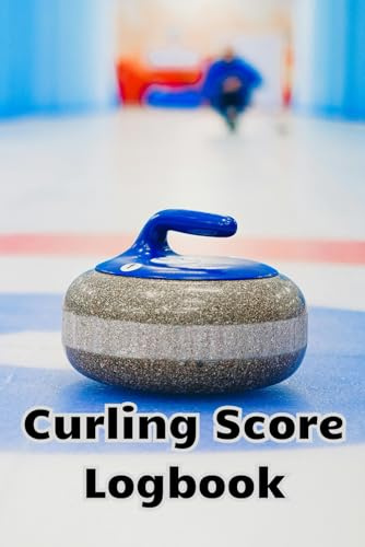 Curling Score Logbook 200 Modern, Blue in House Full Cover