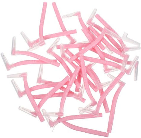 Hoement 30 St Interdental Rengöringsverktyg Intertentalborste Inter Tandborstar Interdentalborste Interdental Rengöringsborste Tandpetare Interproximal Borste Pink