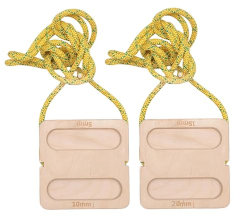 Climbing Hangboard – Multi-Grip Fingertrainer, einstellbare Kraftaufbau, ergonomische Griffkonditionierung für Frauen Männer Athleten Anfänger Profis, Home Gym Wohnung Garage