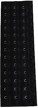 Bottone Estensione regolabile per corsetto con 16/13 ganci nero/carnagione per dimagrire e modellare la cintura elastica morbida e confortevole, 13 ganci nero, Taglia unica