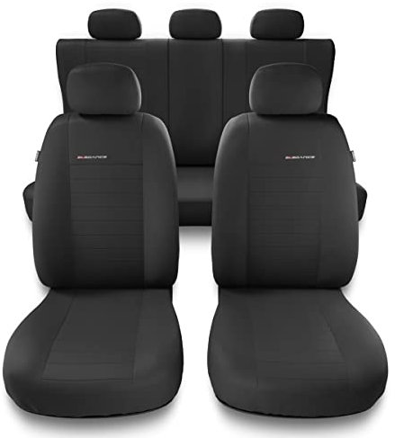 Mossa - Universal Sitzbezüge Auto kompatibel mit BMW 5er E39, E60, E61, F10, G30, G31 (1995-2024) - Autositzbezüge Schonbezüge für Autositze - UNE-4
