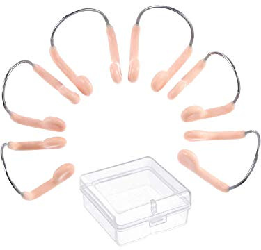 ZARRS Pinza de Nariz para Natación,6 Pack Clip de la Nariz Silicona Protector Nariz Suave Clips para Adultos y Niños, Buceadores y Principiantes Gratuitos