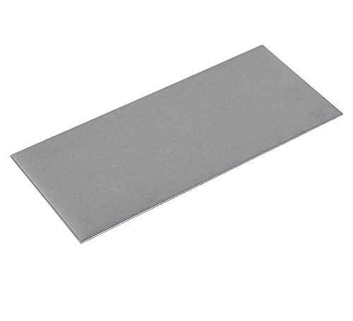 Piedra de Afilar de Diamante, Rectángulo 170x75mm, Grano 600, Profesional para Cuchillos de Cocina y Herramientas