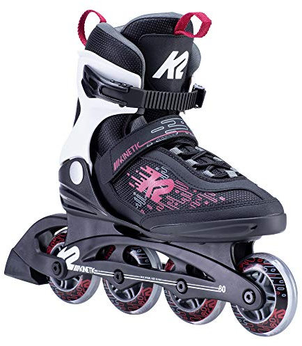 K2 Skate Damen Kinetic 80 Inline Skate Black_Berry, 6