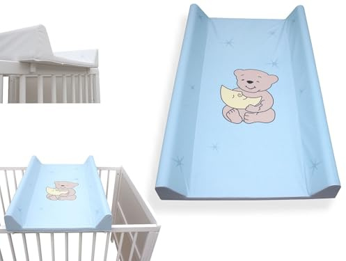 Wickeltisch Wickelbrett Wickelplatte Wickeltischauflage 80x50 cm Phthalatfrei blau