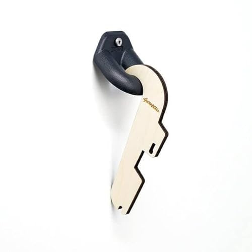 Shepps GNARWALL Verdeckte Surfbrett Wandhalterung aus Acryl - Für Shortboard, Longboards und Wellenreiter mit FCS/Future/US-Box Plug - Hidden Surfboard Wall Rack (Holz, FCS II)