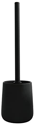 MSV Maonie WC Bürste Toilettenbürste Klobürste WC Garnitur aus Keramik matt Schwarz