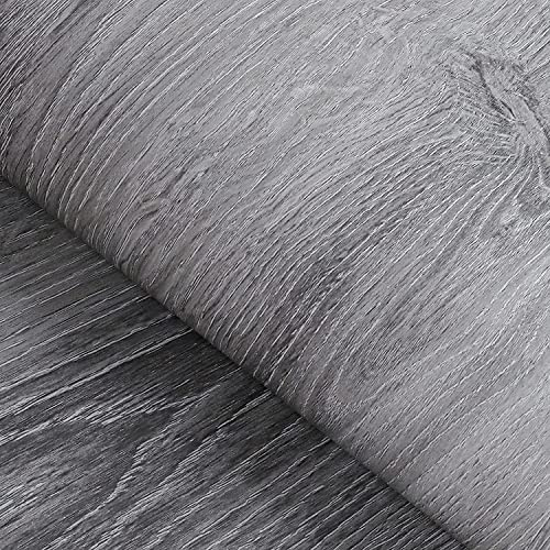 FunStick Självhäftande Folie för Möbler Vattentät Tapet Trälook Väggdekor 40CM x 6M Vinyl Texturer Kontaktpapper Dekorativ Tapet för Sminkbord Garderober Lådor Dörrar Möbler Renovering Klistermärken