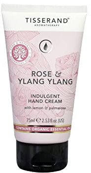 Tisserand Aromatherapy - Nature's Spa Indulgent Hand Cream - 100% Natural Pure Essential Oils - Rose and Ylang Ylang - 75ml