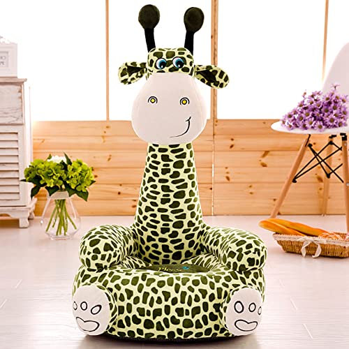 GXUYN Kinder Plüsch Sofa Sitz Kinderstuhl Komfort Sessel Tier Sofa Sitz Plüsch Kindersofa Kindermöbel für Kinderzimmer Spielzimmer,Grün,Sitting Style