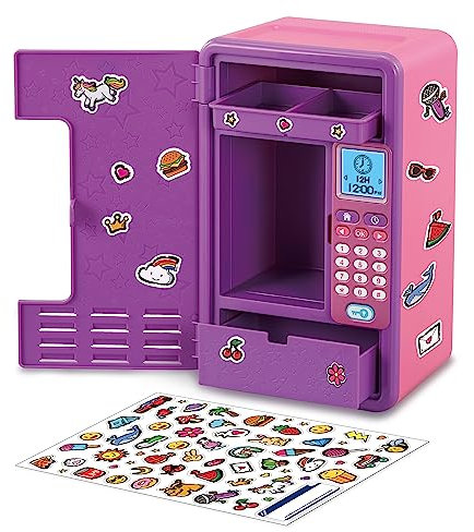 Vtech Kidisecrets Traumtresor – Tresor mit Zahlencode zum Aufbewahren von Geheimnissen – Mit Spielen, Musik und Aufklebern – Für Kinder von 6-12 Jahren, Lila - German Version/Deutsche Version
