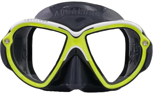 Aqualung Reveal ULTRAFIT – dykglasögon för vuxna med 180° panoramavsikt, individuell ansiktsjustering, utbytbara glas, vattentät, silikonkant, perfekt för dykning