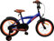 AMIGO Explorer - Kinderfahrrad - 16 Zoll - mit Handbremse, Rücktritt, Lenkerpolster und Stützräder - ab 5-6 Jahre - Blau/Orange
