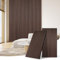 DOLLAR BOSS Paneles acústicos de madera, paneles de pared 3d 240x60cm, pared de madera, pared acústica, paneles acústicos, pared con molduras decorativas para oficina&habitación&cocina Ébano