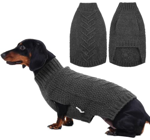 IECOii Hundepullover,Weihnachten Sweater FüR Hunde,Warmer Hunde Pullover FüR MittelgroßE GroßE Extra GroßE Hund,Hundemantel Fleece Hundepulli Wintermantel Hund,Winter Hunde Kleidung,Hund Sweatshirt