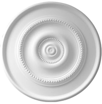 30 inch x 2-3/8 inch Running Rosette and Dots Polyurethane Ceiling Medallion Single Pack