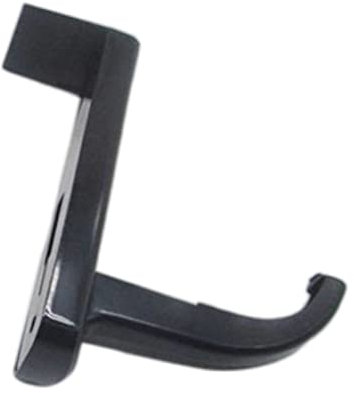 Headphone Stand Plastic Internet Bar Headset Stand Monitor Edge Headset Hanger Hook Holder with Back Adhesive Black Headphone Stand