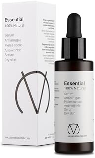 COSMÉTICA VITAL SÉRUM ESSENTIAL 100% NATURAL 30 ml. Sérum regenerante con efecto antiarrugas. laborado con una base vegetal y aceites esenciales nutritivos.