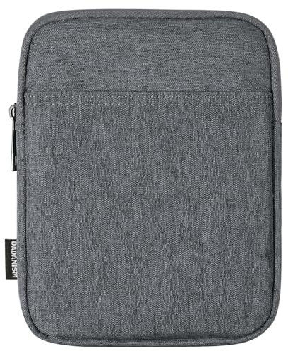 Dadanism 6-7 Zoll Schutzhülle Tasche mit Polsterung für 7 Der Neue Kindle Paperwhite und Kindle Colorsoft Signature Edition, 6 Kindle 11. Gen,6,8 Kindle Paperwhite/Kindle Oasis E-Reader, Space Grau