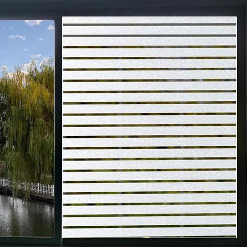 Pellicola per Finestre 80 x 1000 cm Protezione Solare, Anti-Uv Pellicola Decorativa per Finestre Pellicola Antisolare Oscurante per Ufficio,Soggiorni, persiane