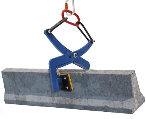 Abrazadera de elevación de piedra, 300 kg, elevador vertical ajustable resistente para losas de pavimento, hormigón y mármol, apertura de 0-30 cm, ideal para levantar y mover losas y azulejos