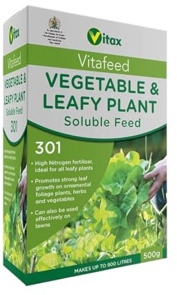 Vitafeed 301 Vegetable & Leafy Plant Feed – High-Nutrient Soluble Fertilizer for Strong Growth | Enhances Vegetables, Herbs & Leafy Greens | Fast-Acting, Easy to Use, Promotes Lush, Healthy Plants