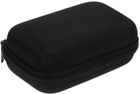 PartyKindom Case Resistant Hard Printers Carrying Eva and Mini Devices for Zipper, Black Oxford Cloth Organizer Pouch with Metal to Deformation and Effective Protection Tech Work