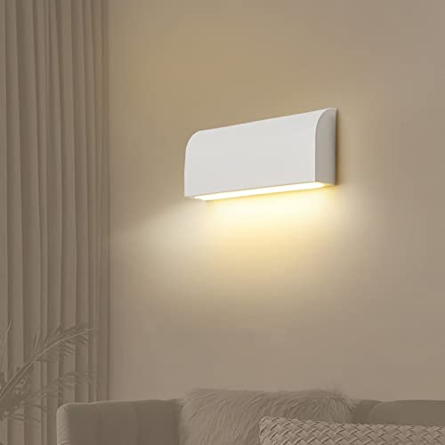 Applique da Parete a LED Minimalista, Rettangolare, con Montaggio a Parete, Lampada da Parete da 10 W, Moderna Lampada da Parete per testiera, Applique da Interni per Camera da Letto, Soggiorno,