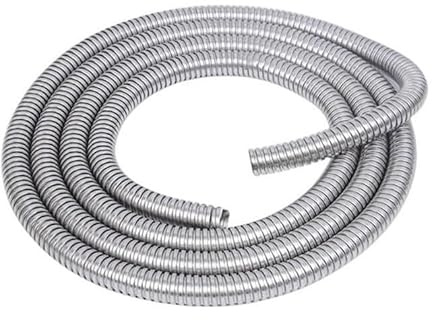 Manicotto for tubo corrugato in acciaio inossidabile 304 da 1M - Protezione flessibile for cavi metallici for parti hardware domestiche(8mm)