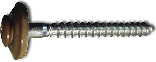 Reisser-Schraubentechnik 71200/2 RAL8014 sepiabraun Spenglerschraube 4.5X 25 TX20 Edelstahl A2 Kopf beschichtet Inhalt: 200 Stück